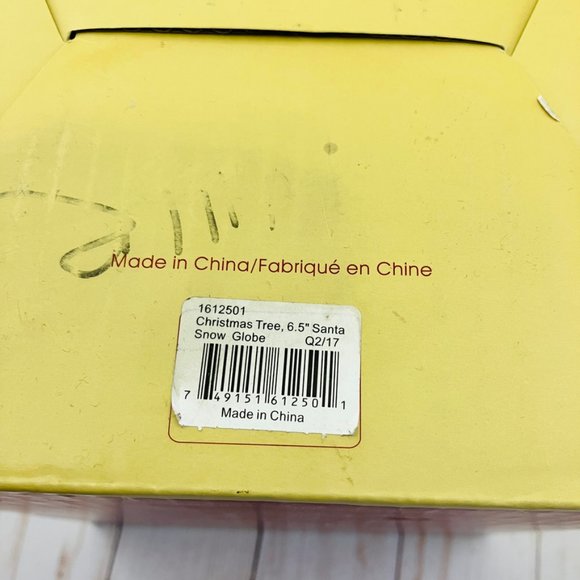 Spode Snow Globe Santa Christmas Tree 6.5" Musical We Wish You A Merry Christmas - Picture 5 of 9